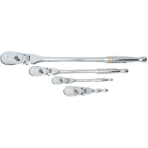 [UAY005] 4-Piece 90 Tooth Flex Head Teardrop Ratchet Set (UAY005)