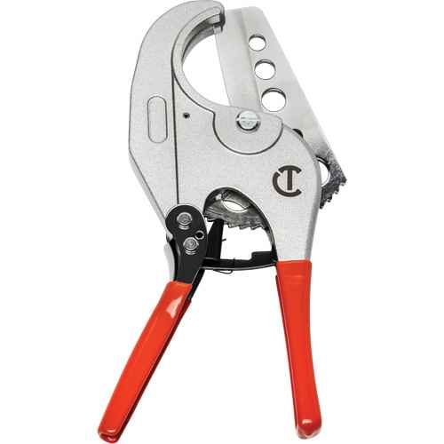 [UAY132] Ratcheting PVC Pipe Cutter with Dipped Grips (UAY132)