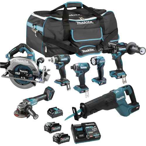 [UAY411] XGT Brushless 7-Tool Combo Kit (UAY411)