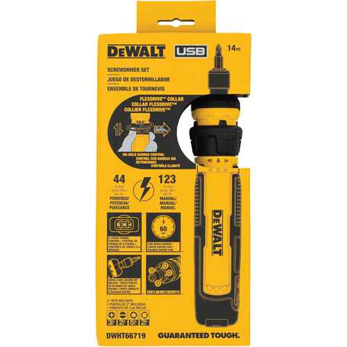 [UAY462] 14-Piece Cordless Screwdriver Set with FLEXDRIVE™ Control (UAY462)