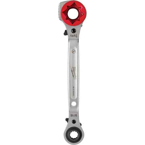 [UAY499] Lineman's 5-in-1 Ratcheting Wrench with Milled Strike Face (UAY499)