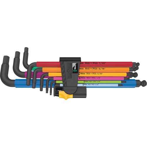 [UAY772] 950/9 Hex-Plus Multicolour L-Key Set (UAY772)