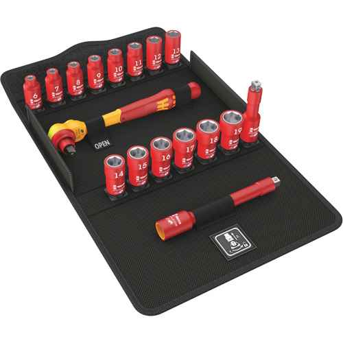 8100 SB VDE 1 Zyklop Insulated Ratchet Set (UAY795)