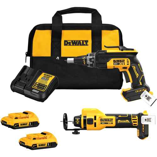 [UAY820] XR® Brushless Drywall Screwgun & Cut-Out Tool Combo Kit (UAY820)