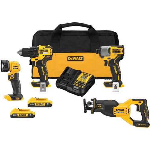 [UAY824] XR® Brushless Cordless 4-Tool Combo Kit (UAY824)