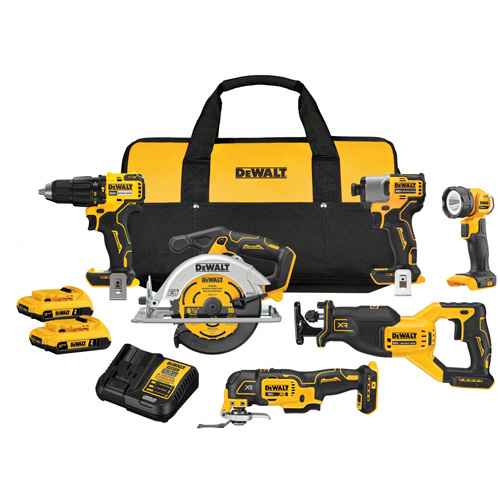 Ensemble de six outils à moteur sans balai V20 (UAY828)