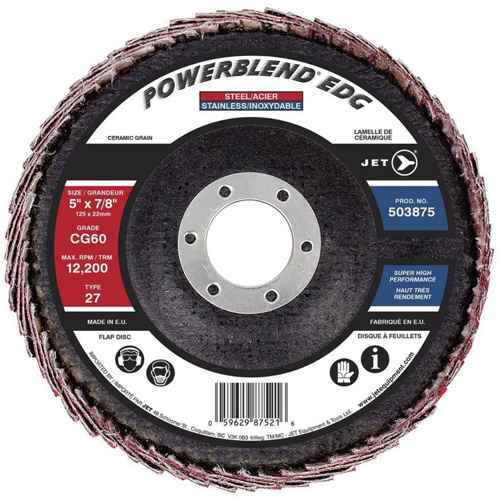 [UAY851] POWERBLEND EDG Curved Edge Flap Disc (UAY851)