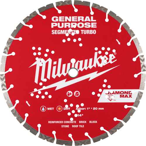 [UAY929] DIAMOND MAX™ Segmented Turbo General Purpose Diamond Blade (UAY929)