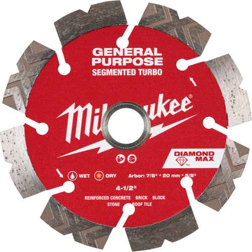 DIAMOND MAX™ Segmented Turbo General Purpose Diamond Blade (UAY934)