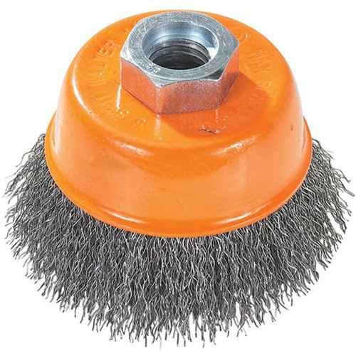 Crimped Wire Cup Brush with Ring (UE884)