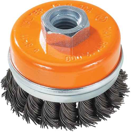 [UE895] Knot-Twisted Wire Cup Brush with Ring (UE895)