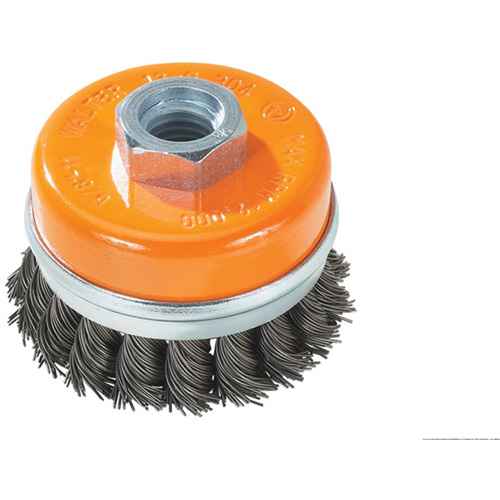 [UE898] Knot-Twisted Wire Cup Brush with Ring (UE898)