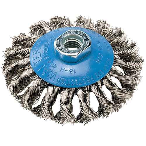 [UE909] Knot-Twisted Saucer Cup Wire Wheel (UE909)