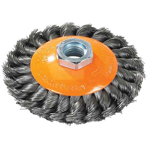 [UE911] Knot-Twisted Saucer Cup Wire Wheel (UE911)