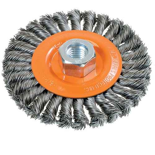 Wide Knotted Wire Wheel Brush (UE934)
