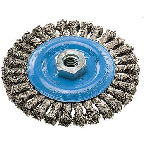 [UE940] Wide Knotted Wire Wheel Brush (UE940)