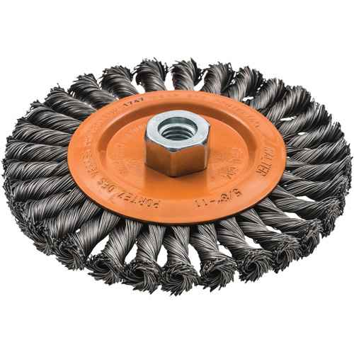 Wide Knotted Wire Wheel Brush (UE941)
