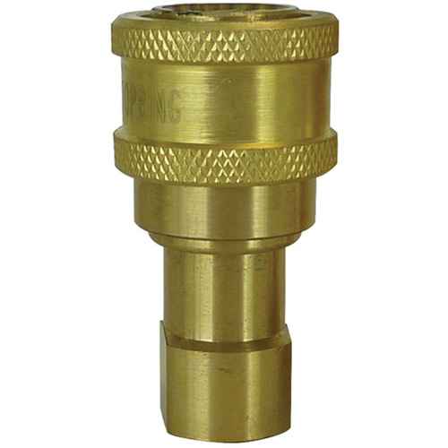 [UP282] RACCORD HYDRAULIQUE FERME 2VOIES,1/8NPT,LAITON (UP282)