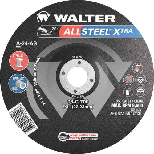 [VE806] Meule à moyeu déporté Allsteel Xtra(MC) (VE806)