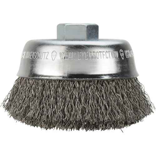 [VF918] Carbon Steel Crimped Wire Cup Brush (VF918)