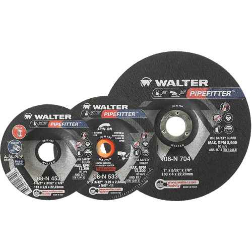 Pipe Fitter™ Depressed Centre Grinding Wheels (VV108)