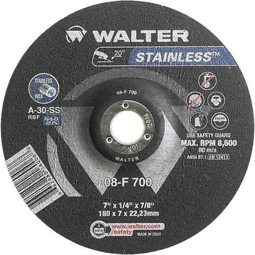 Stainless Steel Depressed Centre Grinding Wheels (VV112)
