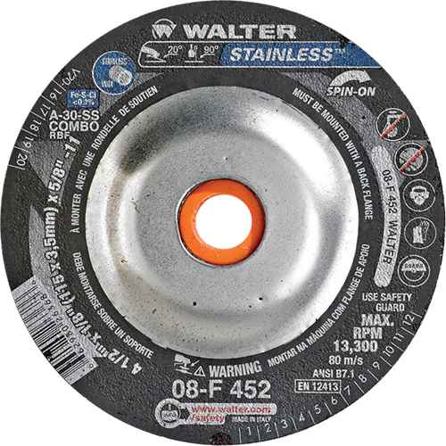 [VV407] Depressed Centre Grinding Wheels - Stainless Type 27 (VV407)