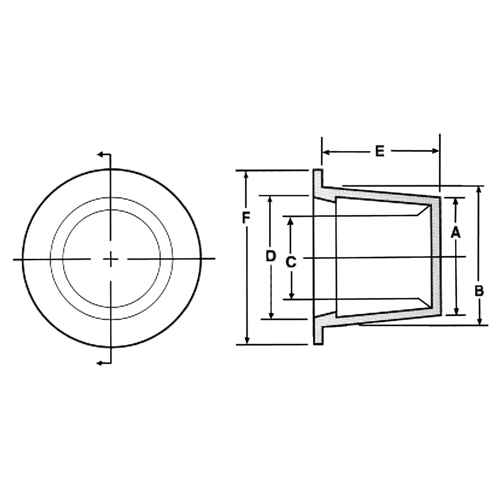 [WD001] Plastic End Cap (WD001)