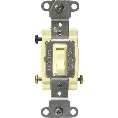 Back & Side-Wired Quiet Switches with 3-Way Toggle (XA808)