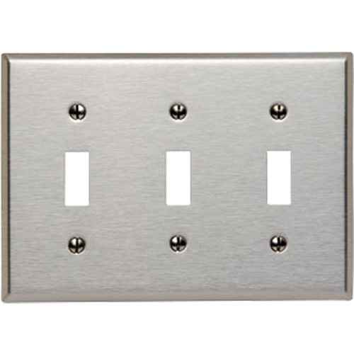 [XA858] 3-Toggle Wallplate (XA858)