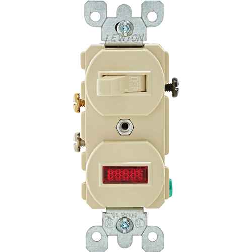 [XA870] Combinaison interrupteur unipolaire & lampe témoin néon (XA870)