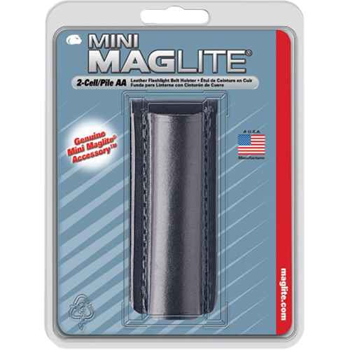 [XB344] Étui de ceinture en cuir pour lampe de poche Maglite(MD) à 2 piles AA (XB344)
