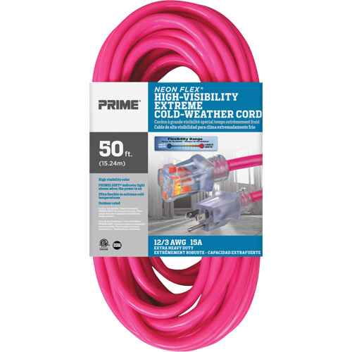 [XB892] Cordon rallonge haute visibilité Neon Flex(MD) (XB892)