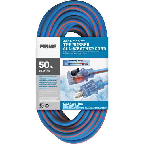 [XB898] Cordon rallonge verrouillable toute saison en caoutchouc TPE Arctic Blue(MC) (XB898)