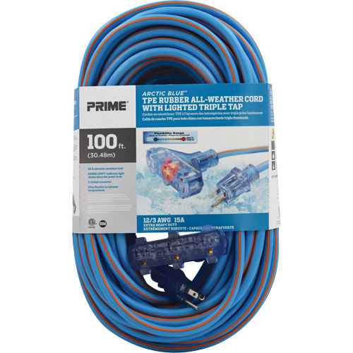 Arctic Blue™ TPE-Rubber Extension Cord (XB904)