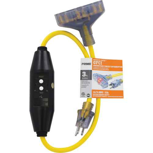 [XC614] Shocksafe® GFCI Triple Tap Adapter (XC614)