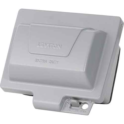 [XH490] While-In-Use Horizontal Outlet Cover (XH490)