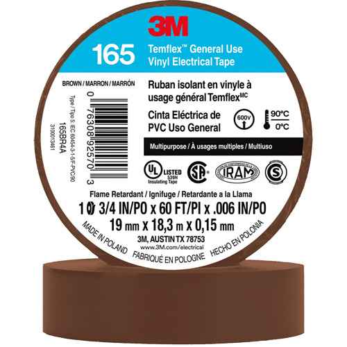 [XI863] Temflex™ General Use Vinyl Electrical Tape 165 (XI863)