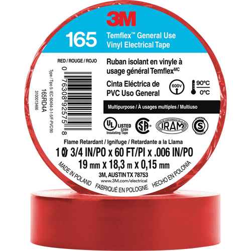 Temflex™ General Use Vinyl Electrical Tape 165 (XI867)