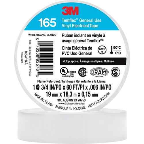 [XI868] Temflex™ General Use Vinyl Electrical Tape 165 (XI868)