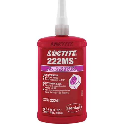 [AA513] Threadlocker 222MS Small Screw/Mil-Spec (AA513)
