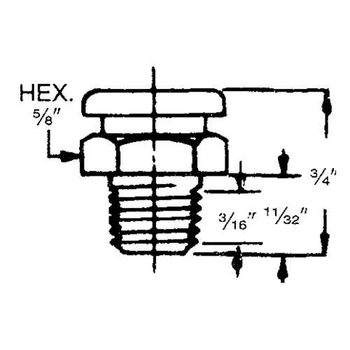 [AB838] Standard Button Head Fitting (AB838)