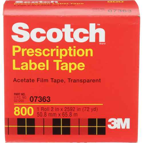 [AMC127] Ruban pour étiquette de médicament d'ordonnance Scotch(MD) (AMC127)