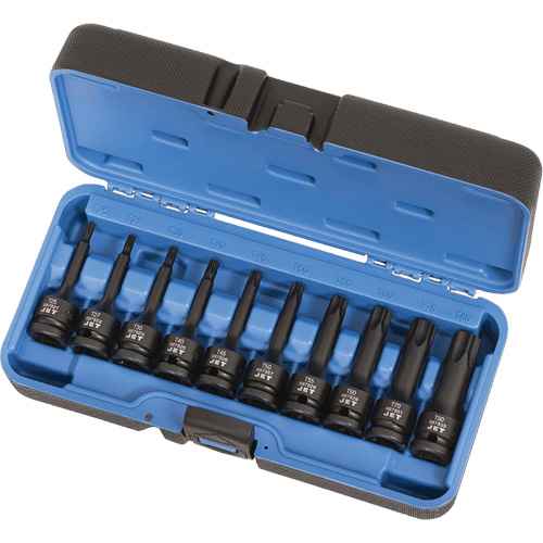 [AUW035] PTB-1210 Jeu de douilles à chocs DriveTorx(MD) à prise 1/2" (AUW035)